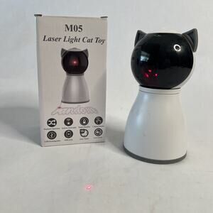 M05 Laser Light Cat Toy – Random Trajectory, 3-Speed, Auto Timer, Rechargeable